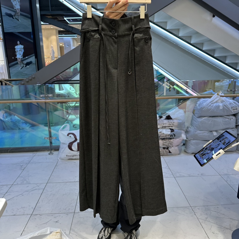 BOLD東大門直郵女裝新款職業熱賣時尚休閑推薦休閑褲含腰繩BOLD休閑褲圖色3