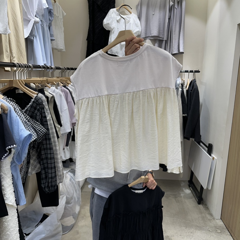 HOLYBANANA東大門實拍女裝新品時尚26春夏職業真品吊帶背心groovy.H/HOLYBANANA吊帶/背心