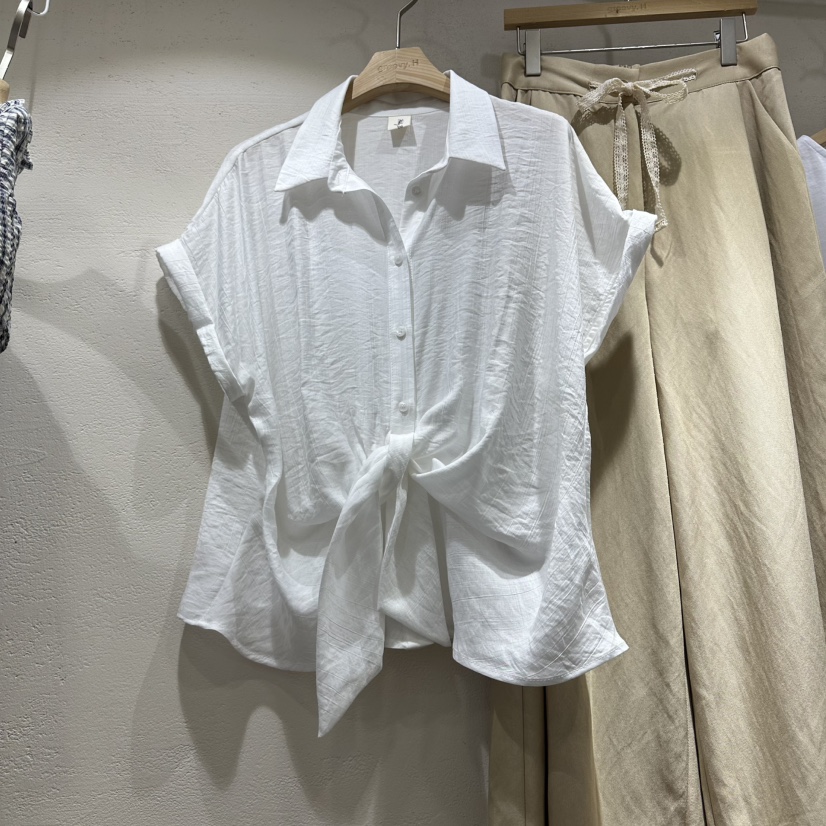 HOLYBANANA韓國代購女士新品職業26春夏休閑推薦襯衫蕾絲衫groovy.H/HOLYBANANA襯衫/蕾絲衫圖色1