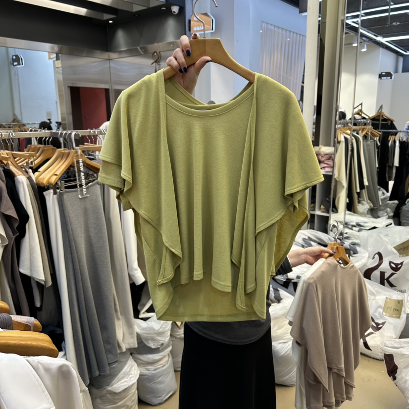 SANS東大門實拍女士新品休閑時尚熱賣推薦真品職業套裝披肩SANS套裝圖色1