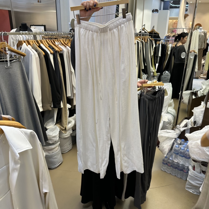 SANS東大門代購女裝新品熱賣時尚推薦休閑職業休閑褲亞麻布SANS休閑褲圖色1