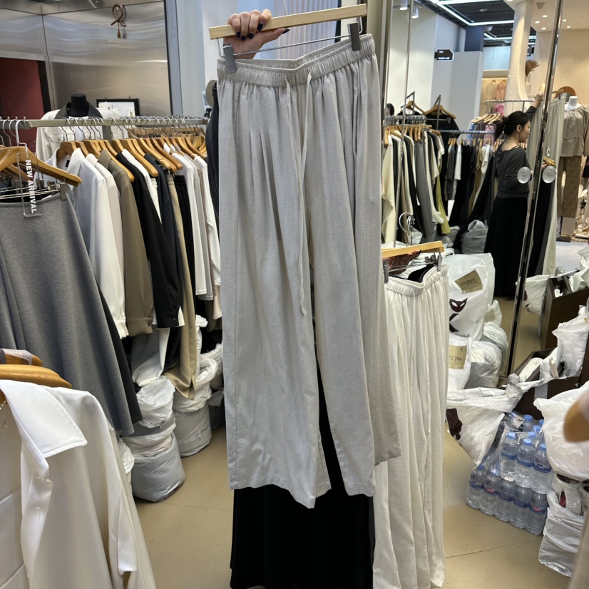 SANS東大門代購女裝新品熱賣時尚推薦休閑職業休閑褲亞麻布SANS休閑褲圖色2