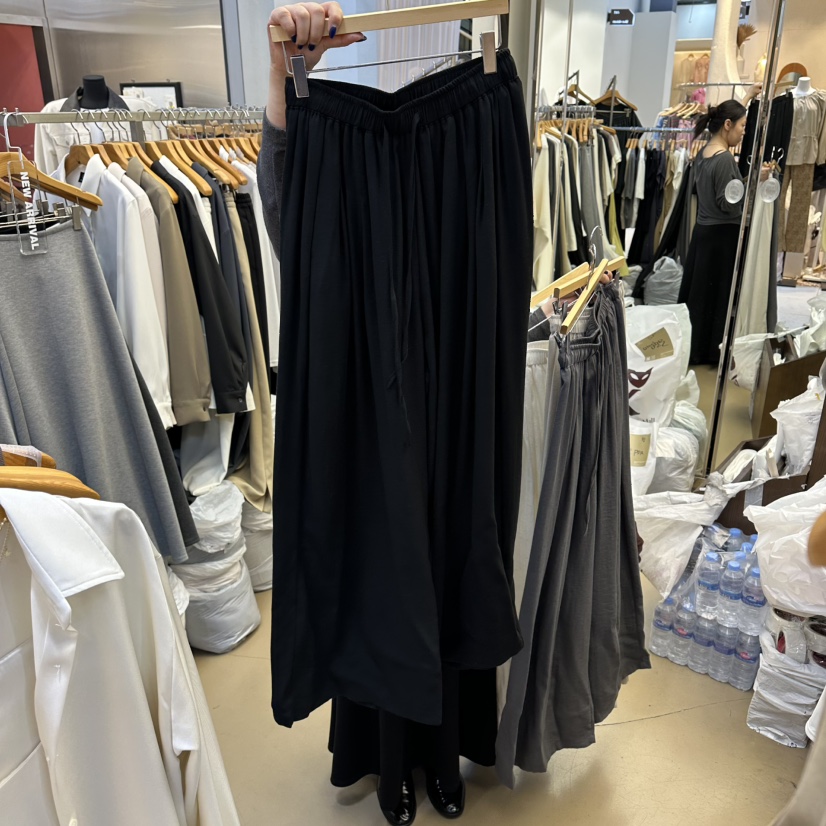 SANS東大門代購女裝新品熱賣時尚推薦休閑職業休閑褲亞麻布SANS休閑褲圖色4黑色