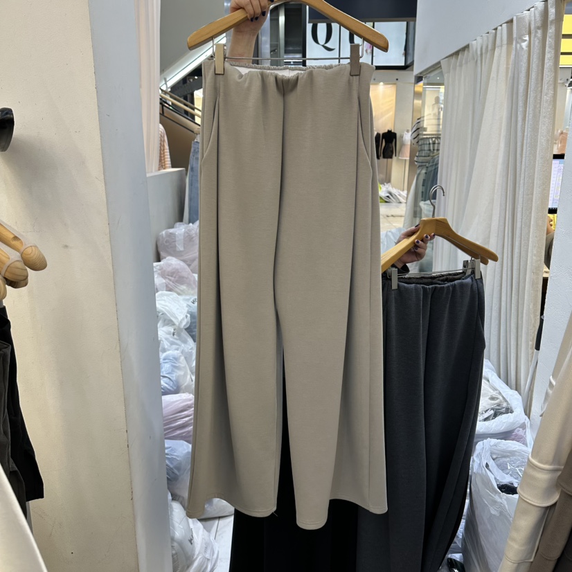 SANS東大門直郵女士新款26春夏真品時尚休閑褲華夫格口袋SANS休閑褲圖色4