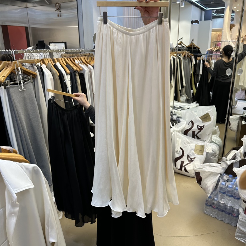 SANS韓國直郵女裝新品真品熱賣職業26春夏人氣休閑推薦長裙SANS長裙圖色1