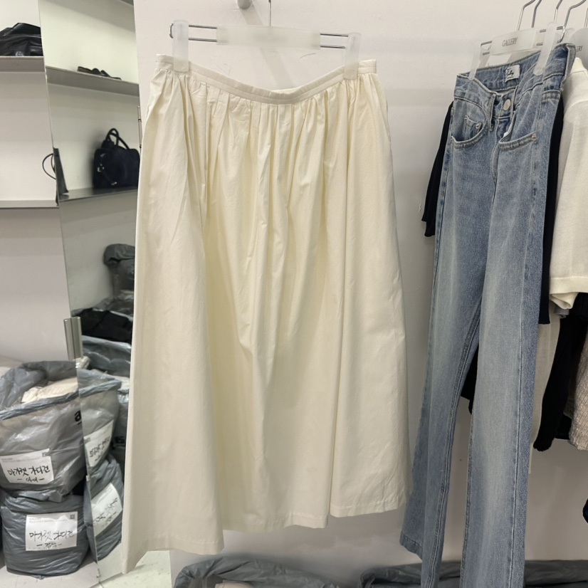 GALLERY-P東大門實拍女裝新款熱賣26春夏推薦真品長裙褶皺GALLERY-P長裙