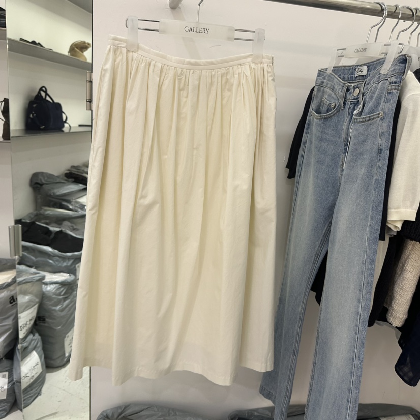 GALLERY-P東大門實拍女裝新款熱賣26春夏推薦真品長裙褶皺GALLERY-P長裙圖色1