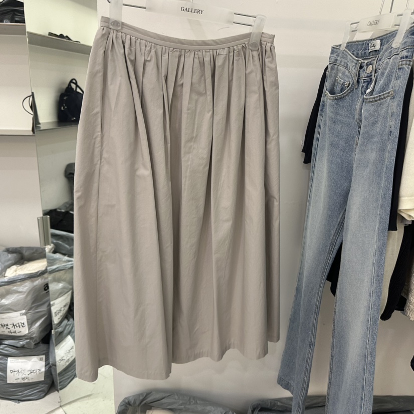 GALLERY-P東大門實拍女裝新款熱賣26春夏推薦真品長裙褶皺GALLERY-P長裙圖色2