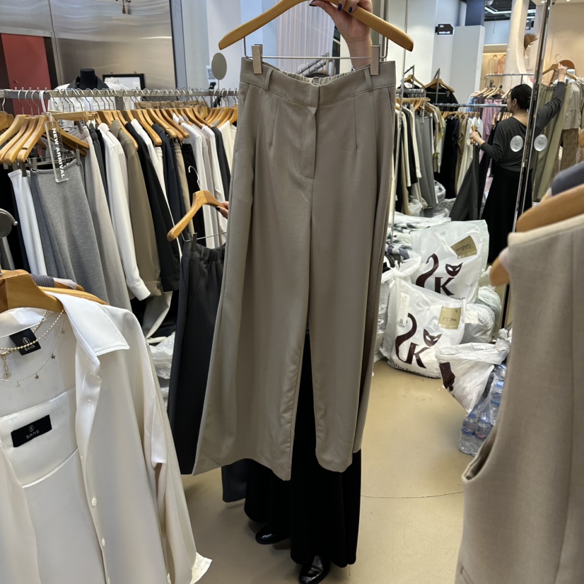 SANS韓國直郵女士新品熱賣推薦時尚人氣職業真品26春夏休閑褲SANS休閑褲圖色1