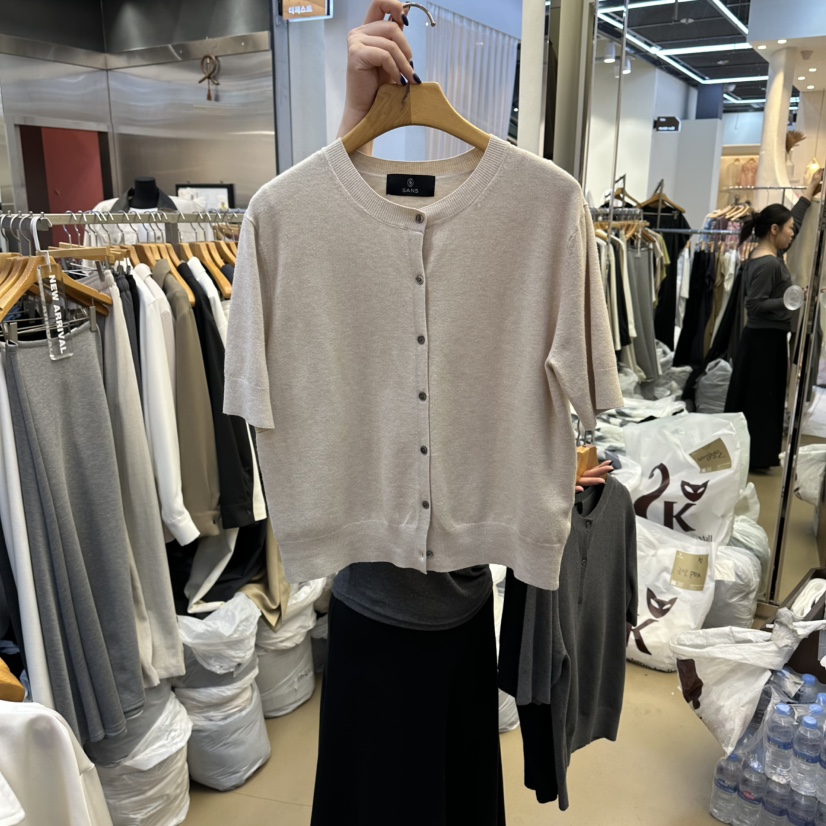 SANS東大門實拍女裝新品時尚真品人氣26春夏休閑推薦針織衫SANS針織衫圖色2