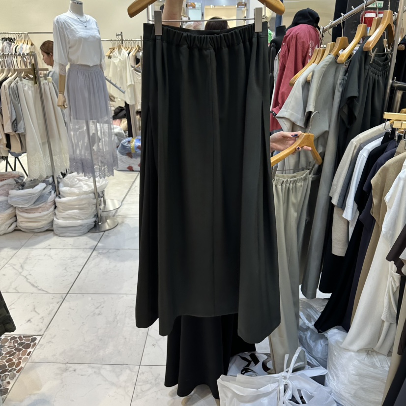 SANS韓國代購女士新品人氣26春夏真品職業時尚推薦休閑長裙SANS長裙