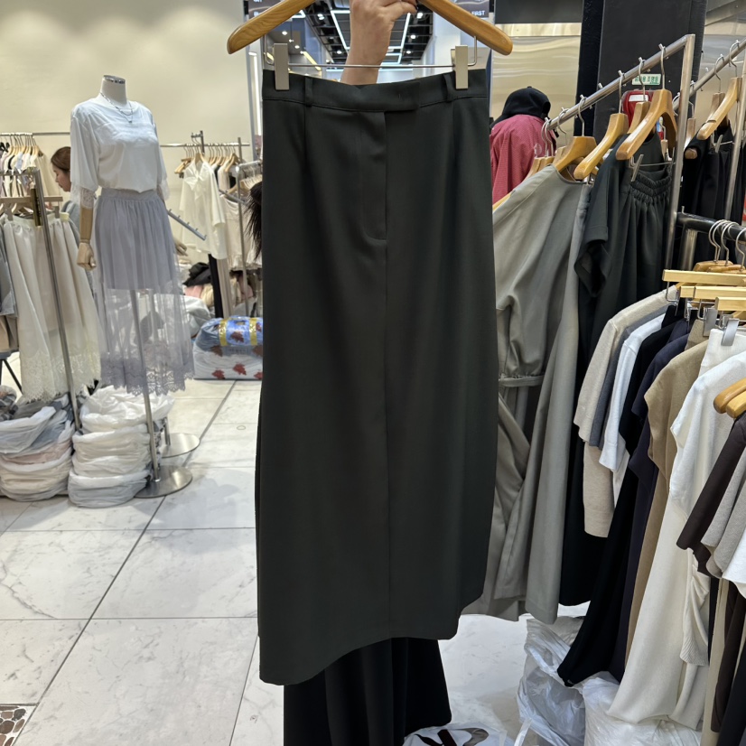 SANS韓國代購女士新品人氣26春夏真品職業時尚推薦休閑長裙SANS長裙圖色3