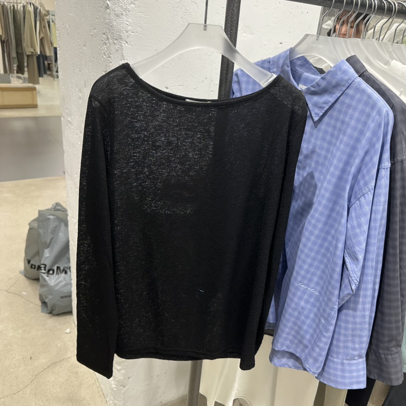 HELVETICA東大門代購女士新品職業人氣26春夏推薦長袖T恤HELVETICA長袖T恤圖色3