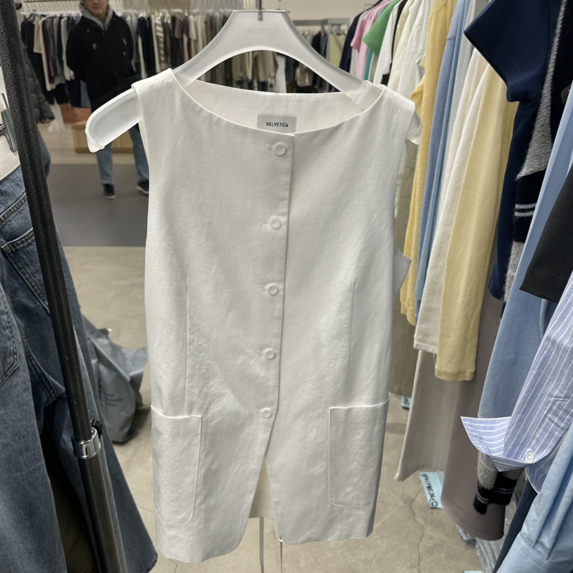 HELVETICA韓國直郵女士新品時尚熱賣休閑推薦馬甲不含內搭HELVETICA馬甲圖色1