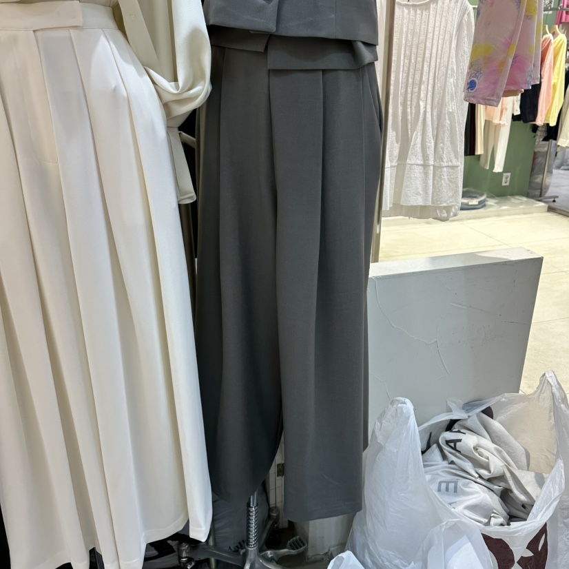 SANS東大門實拍女士新品熱賣職業時尚休閑真品26春夏休閑褲SANS休閑褲圖色2墨色