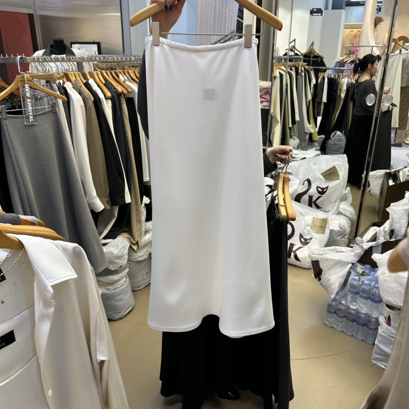 SANS東大門實拍女士新款真品人氣職業26春夏時尚休閑長裙SANS長裙圖色1