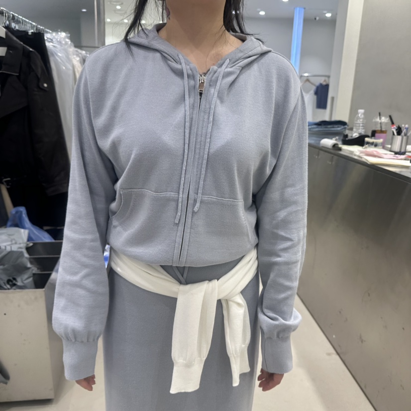 THE SECOND GROW/QUEENSRABBIT韓國直郵實拍女士新品時尚夾克連帽衫拉鏈THE SECOND GROW/QUEENSRABBIT夾克圖色1