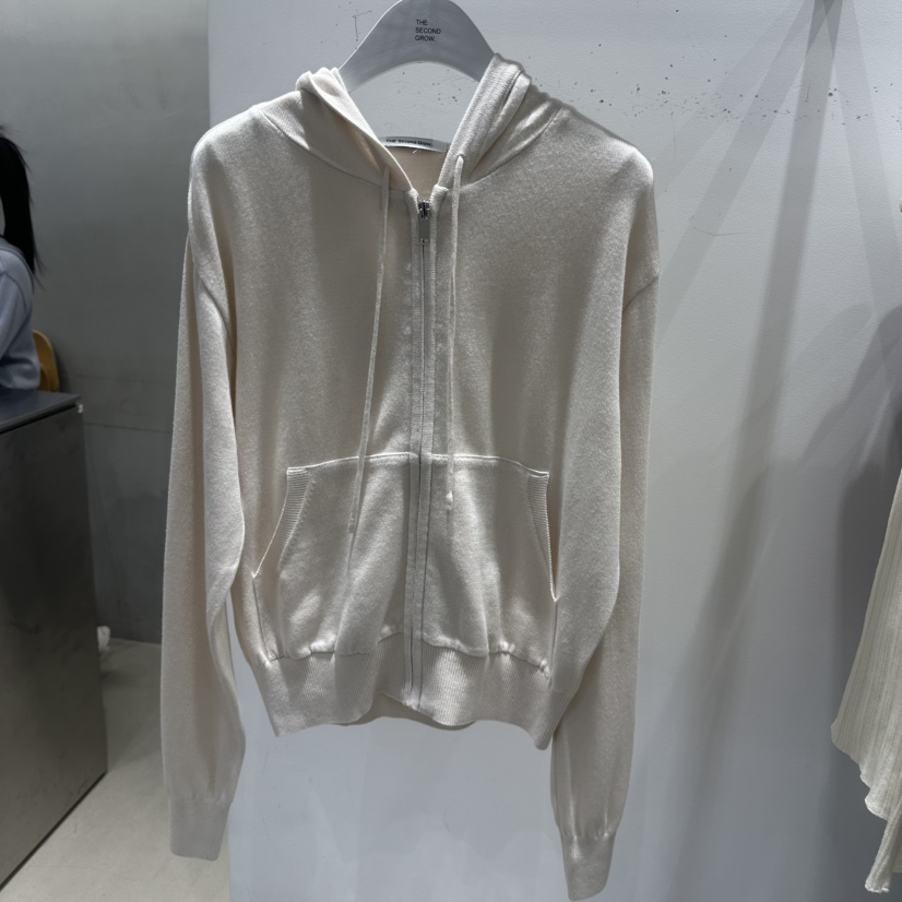 THE SECOND GROW/QUEENSRABBIT韓國直郵實拍女士新品時尚夾克連帽衫拉鏈THE SECOND GROW/QUEENSRABBIT夾克圖色2