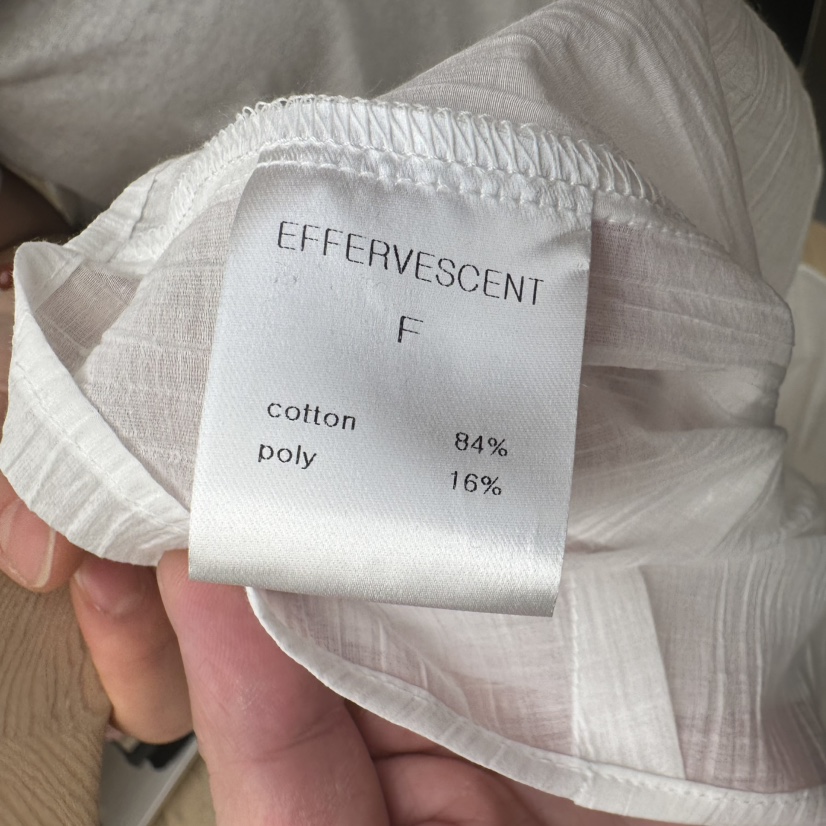 EFFERVESCENT韓國直郵女裝新款26春夏時尚人氣襯衫蕾絲衫evc/effervescent襯衫/蕾絲衫