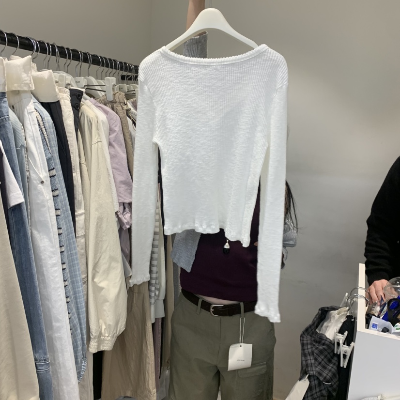 JINSIM韓國東大門代購女士新品熱賣人氣推薦長袖T恤羊毛衫JINSIM長袖T恤