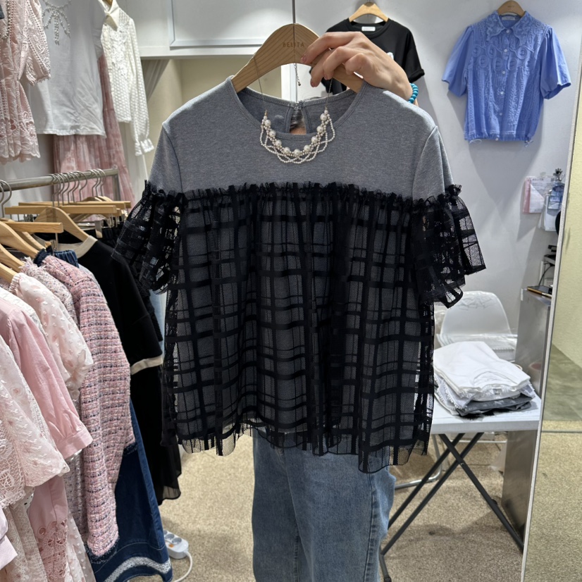 BELITA韓國東大門代購女裝新款熱賣人氣26春夏T恤不含飾品BELITAT恤圖色2