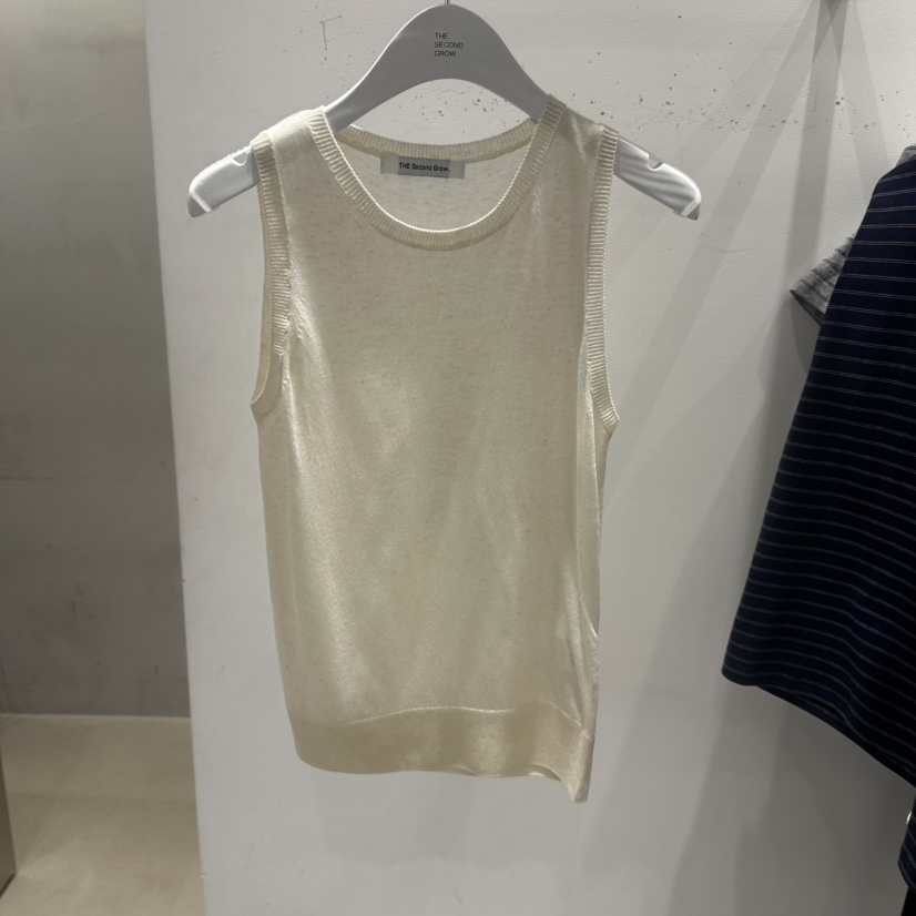 THE SECOND GROW/QUEENSRABBIT韓國直郵實拍女士新款推薦吊帶背心柔軟THE SECOND GROW/QUEENSRABBIT吊帶/背心圖色1