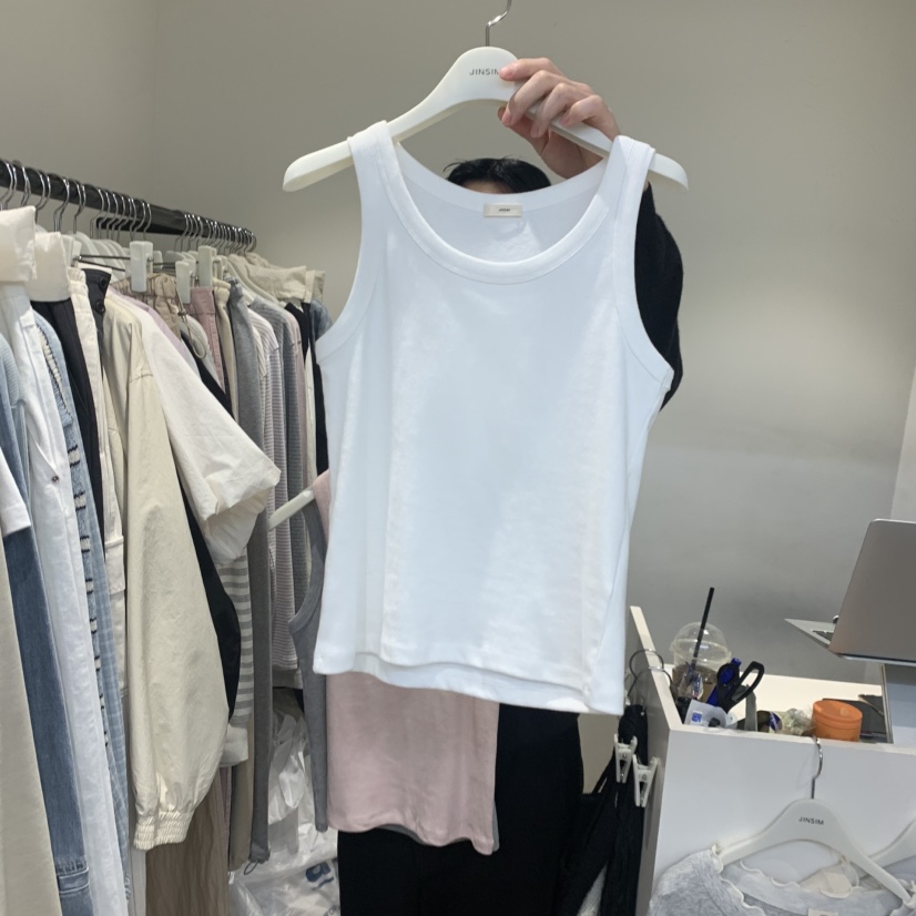JINSIM韓國直郵實拍女裝新品推薦熱賣職業26春夏吊帶背心JINSIM吊帶/背心圖色1