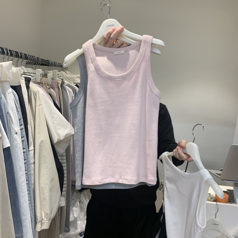 JINSIM韓國直郵實拍女裝新品推薦熱賣職業26春夏吊帶背心JINSIM吊帶/背心圖色2