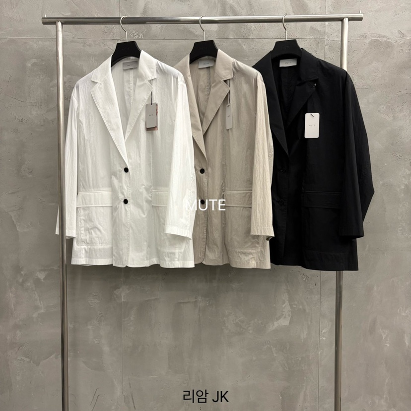 MUTE-P韓國東大門直郵女裝新品26春夏推薦職業熱賣人氣夾克MUTE夾克