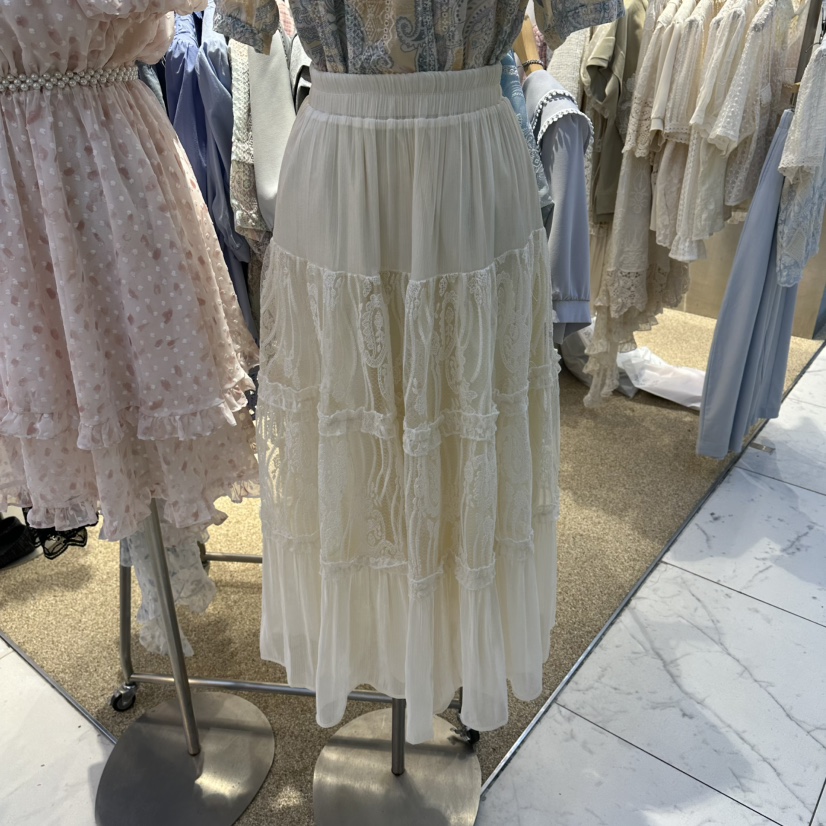 BELITA韓國東大門直郵女士新款休閑推薦時尚26春夏長裙刺繡BELITA長裙圖色1