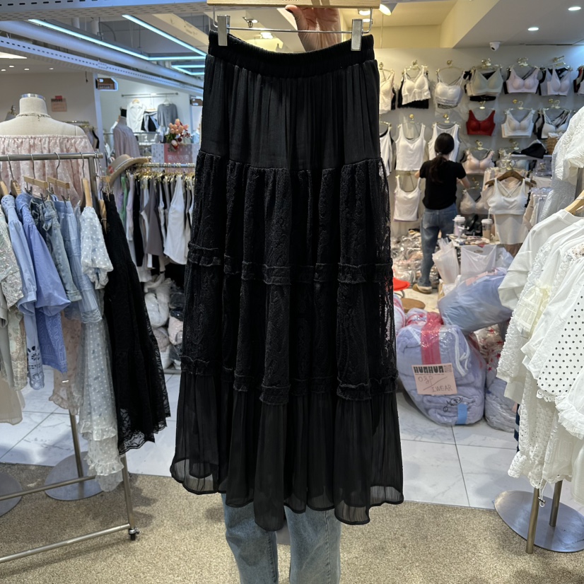 BELITA韓國東大門直郵女士新款休閑推薦時尚26春夏長裙刺繡BELITA長裙圖色2