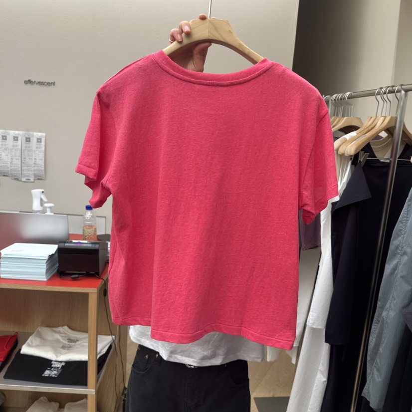 EFFERVESCENT韓國代購女裝新款人氣時尚休閑推薦26春夏T恤evc/effervescentT恤