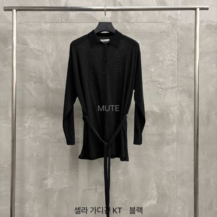 MUTE-P韓國代購女士新款推薦人氣職業26春夏針織衫含腰帶開衫MUTE針織衫圖色3