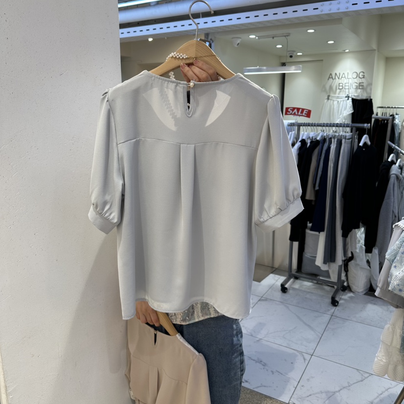 BELITA韓國直郵實拍女士新款休閑26春夏人氣推薦襯衫蕾絲衫BELITA襯衫/蕾絲衫