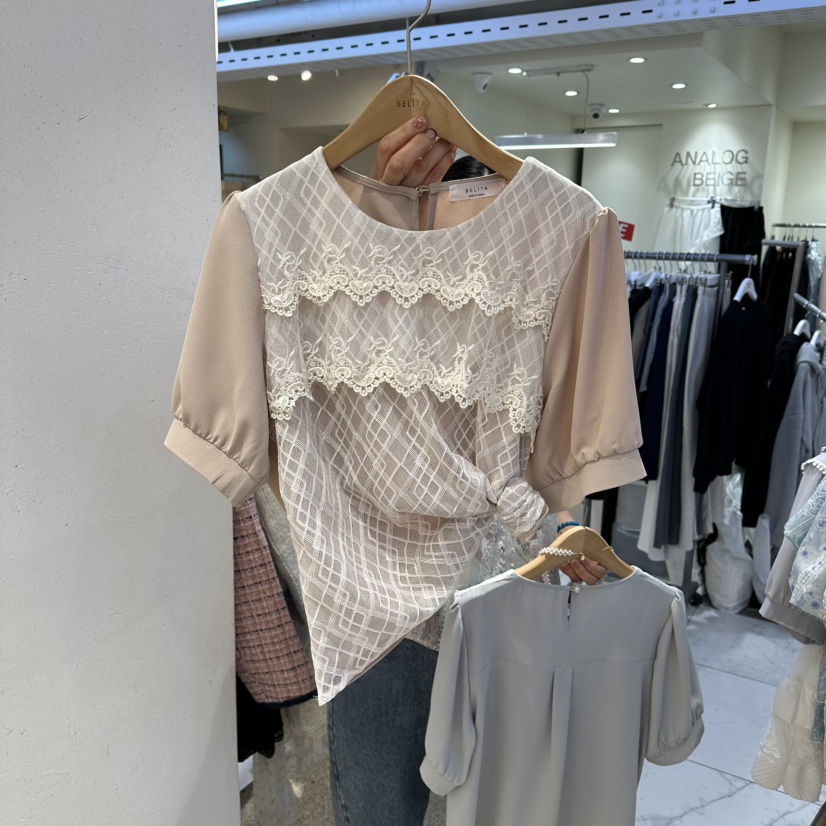 BELITA韓國直郵實拍女士新款休閑26春夏人氣推薦襯衫蕾絲衫BELITA襯衫/蕾絲衫圖色3