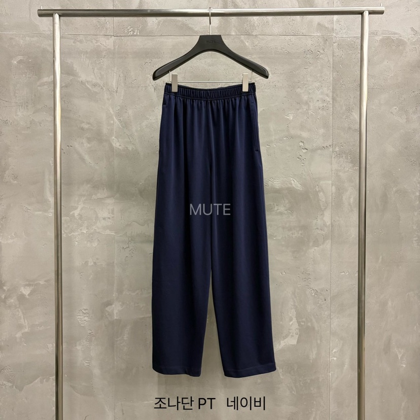 MUTE-P韓國東大門代購女裝新款推薦休閑人氣職業26春夏休閑褲MUTE休閑褲圖色3深藍色