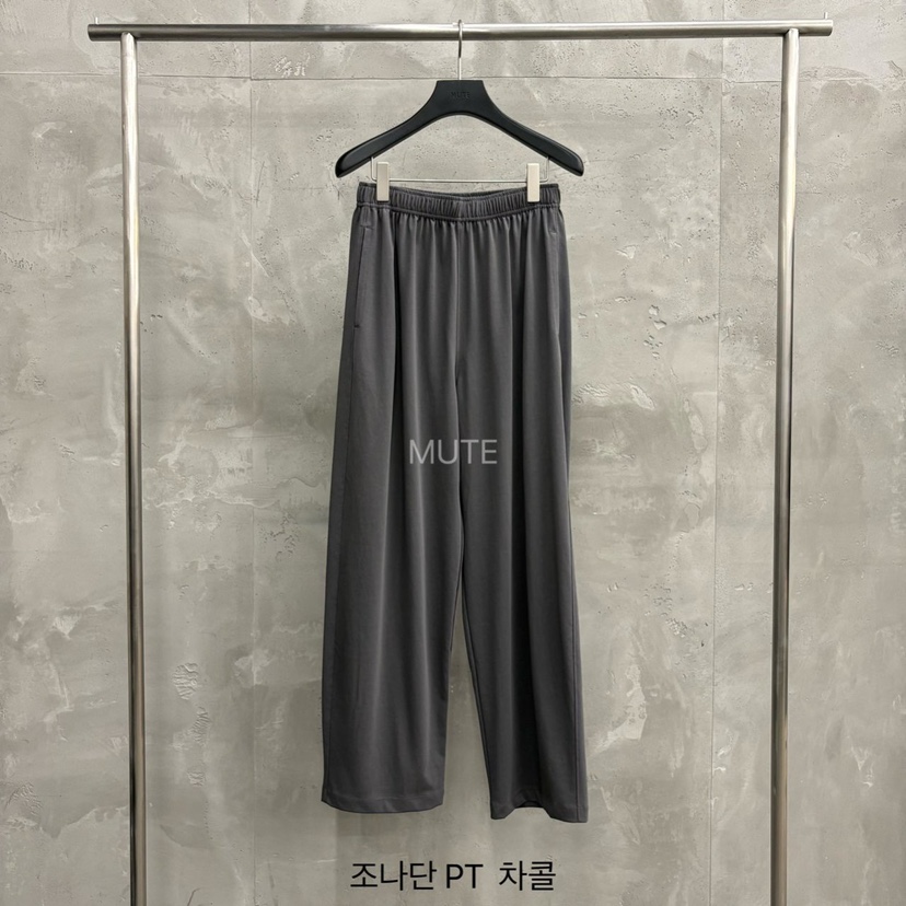MUTE-P韓國東大門代購女裝新款推薦休閑人氣職業26春夏休閑褲MUTE休閑褲圖色4墨色