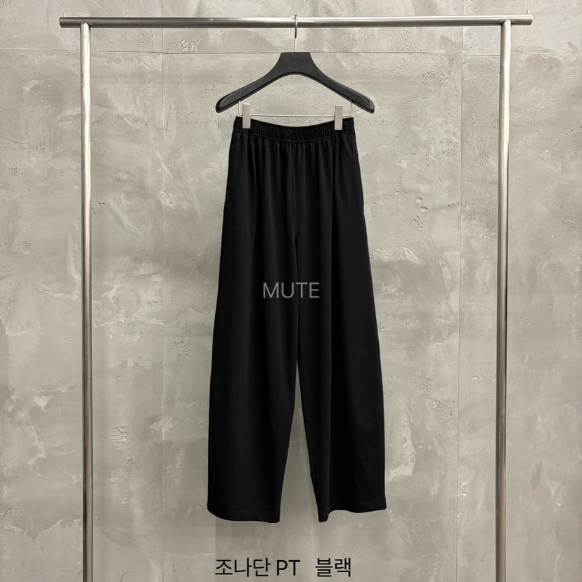 MUTE-P韓國東大門代購女裝新款推薦休閑人氣職業26春夏休閑褲MUTE休閑褲圖色5黑色