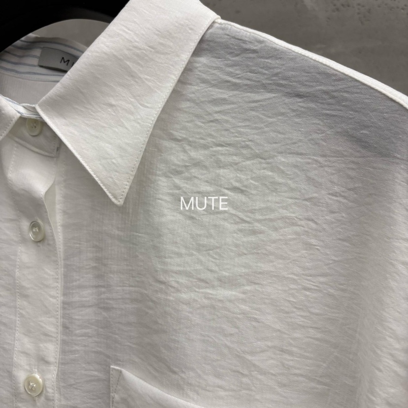 MUTE-P韓國代購女裝新品休閑熱賣推薦人氣時尚襯衫蕾絲衫MUTE襯衫/蕾絲衫