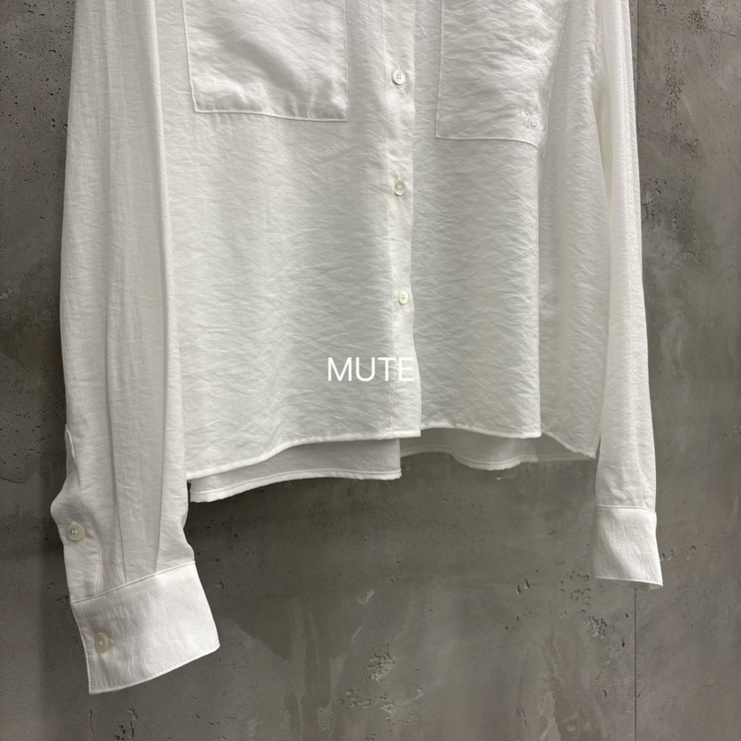 MUTE-P韓國代購女裝新品休閑熱賣推薦人氣時尚襯衫蕾絲衫MUTE襯衫/蕾絲衫