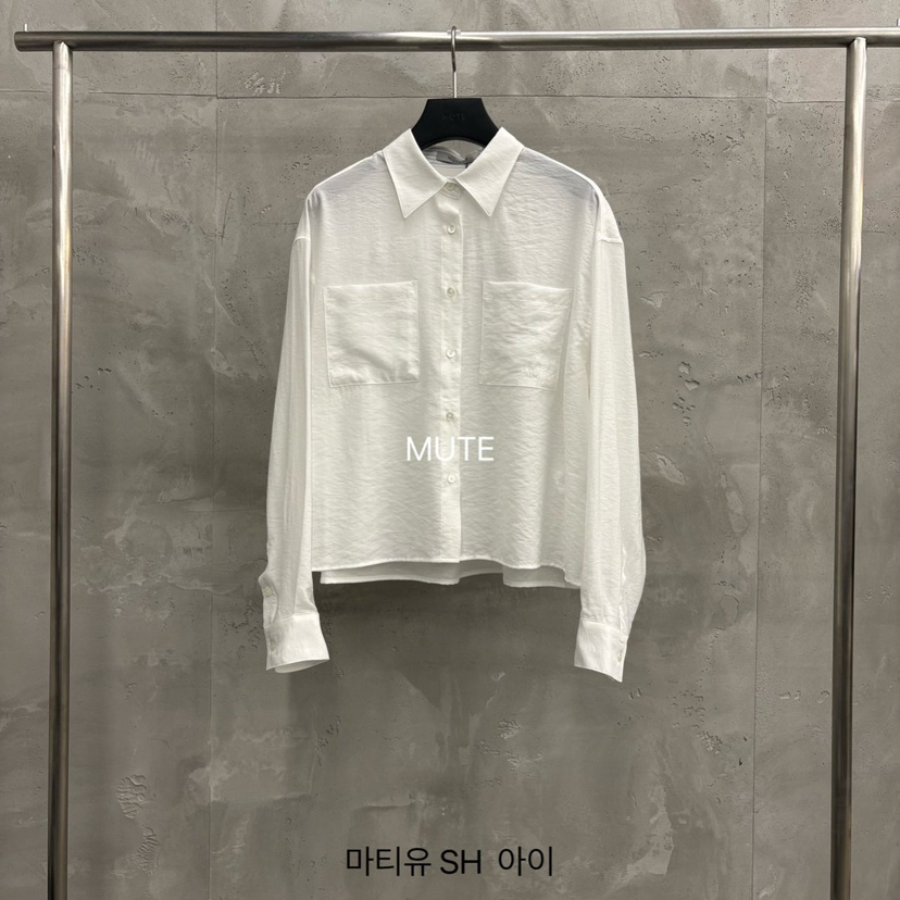 MUTE-P韓國代購女裝新品休閑熱賣推薦人氣時尚襯衫蕾絲衫MUTE襯衫/蕾絲衫圖色1