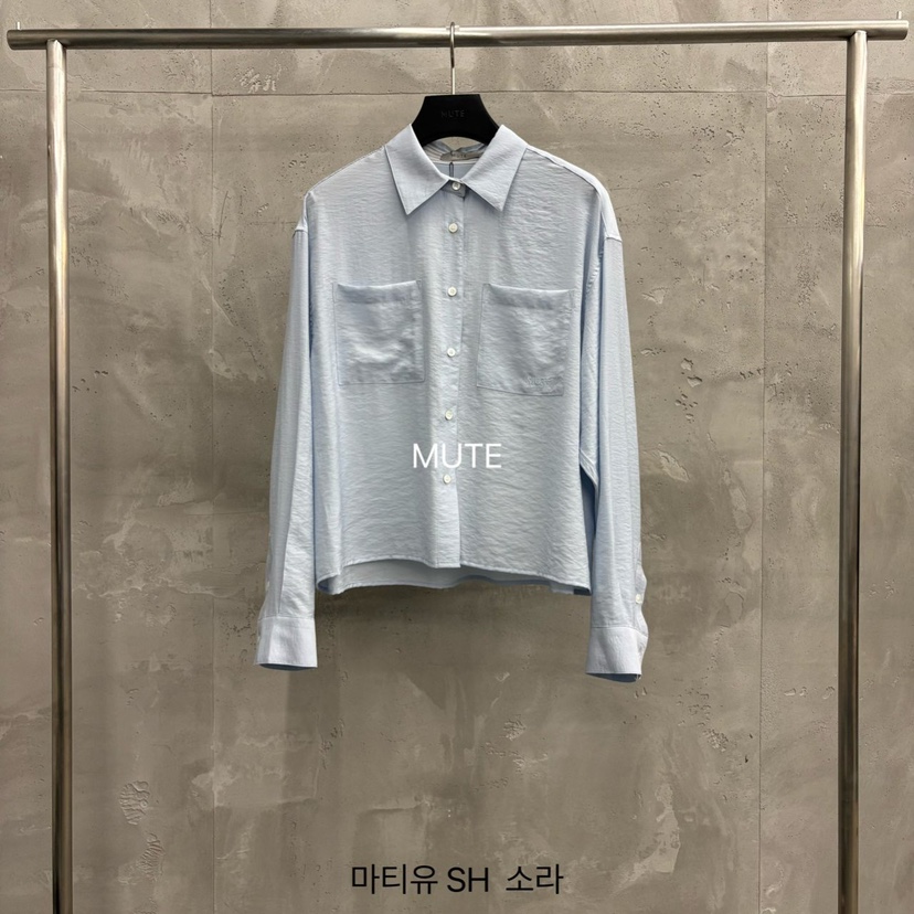 MUTE-P韓國代購女裝新品休閑熱賣推薦人氣時尚襯衫蕾絲衫MUTE襯衫/蕾絲衫圖色2