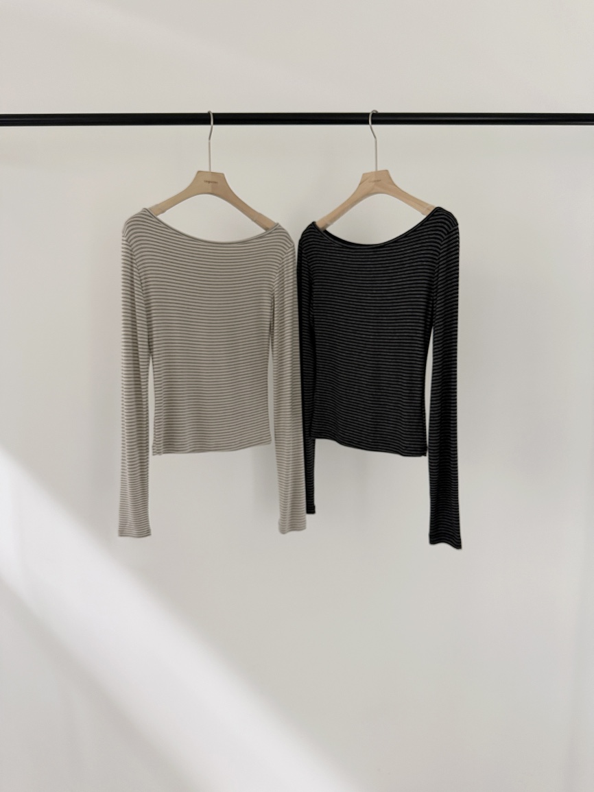 LOGARDEN韓國直郵女士新品26春夏熱賣推薦時尚休閑長袖T恤LO GARDEN長袖T恤