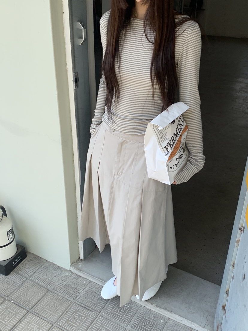 LOGARDEN韓國直郵女士新品26春夏熱賣推薦時尚休閑長袖T恤LO GARDEN長袖T恤