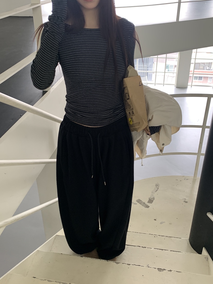 LOGARDEN韓國直郵女士新品26春夏熱賣推薦時尚休閑長袖T恤LO GARDEN長袖T恤