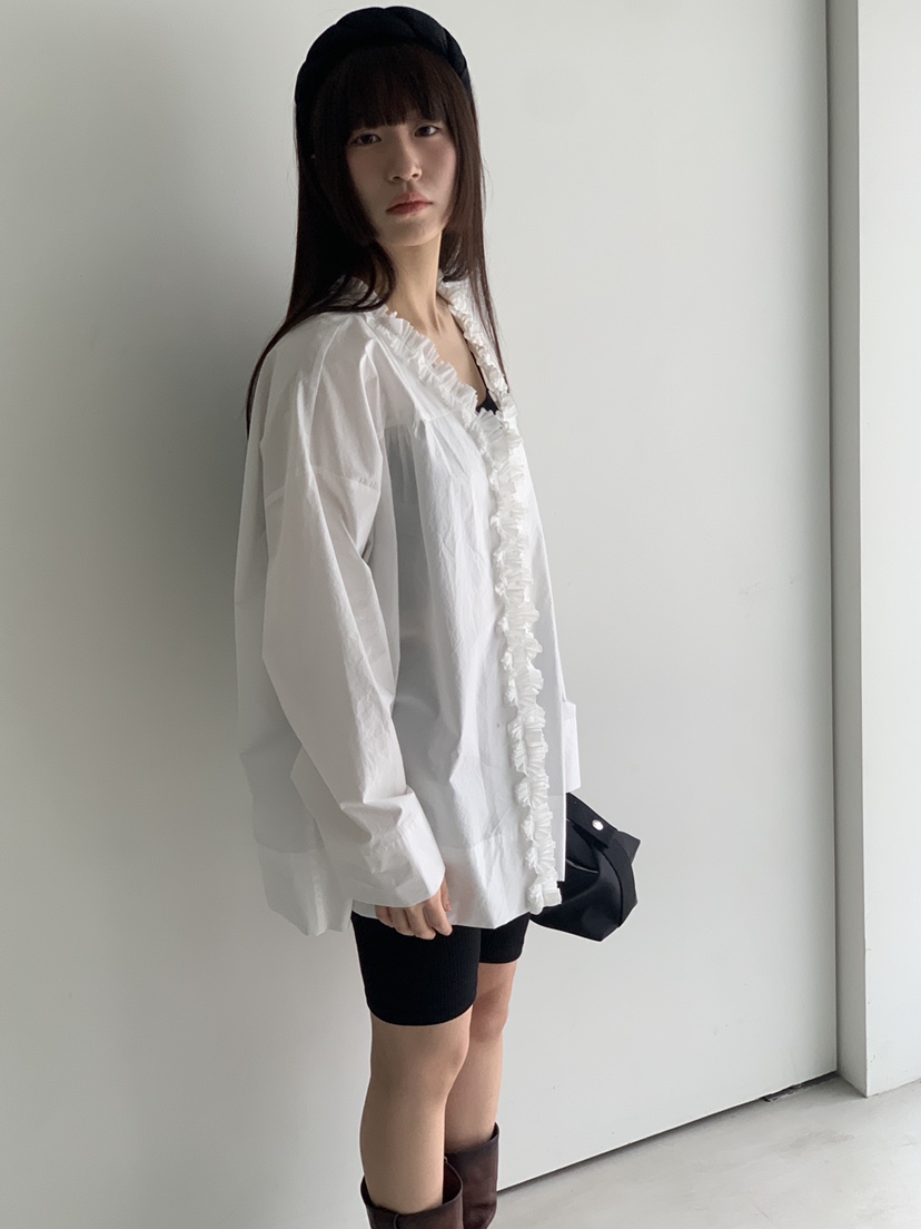 LOGARDEN韓國代購女裝新品人氣熱賣時尚職業休閑襯衫蕾絲衫LO GARDEN襯衫/蕾絲衫