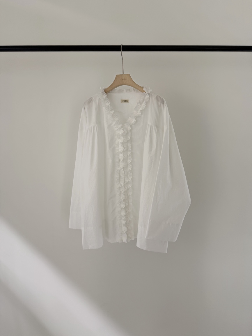 LOGARDEN韓國代購女裝新品人氣熱賣時尚職業休閑襯衫蕾絲衫LO GARDEN襯衫/蕾絲衫圖色1