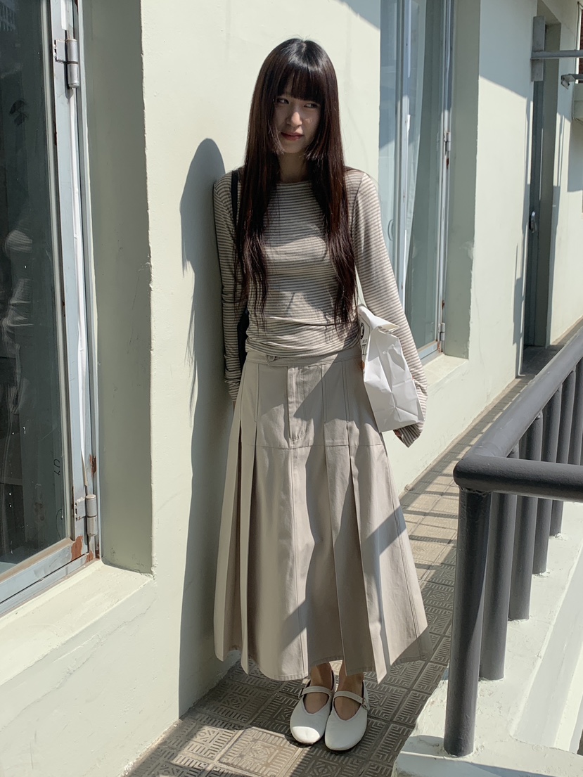 LOGARDEN韓國東大門直郵女裝新款人氣熱賣26春夏半身裙中短裙LO GARDEN半身裙/中短裙