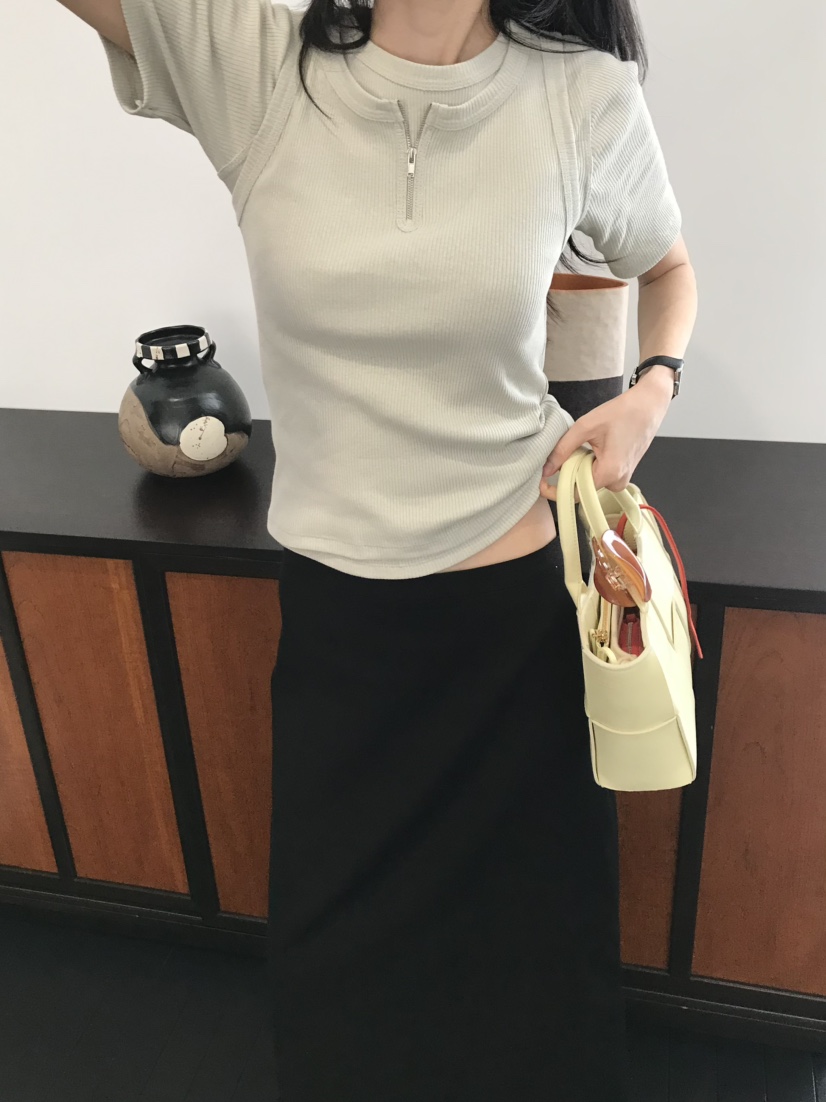 ME MO韓國直郵女裝新品推薦26春夏時尚套裝套裝海軍羅紋ME MO套裝