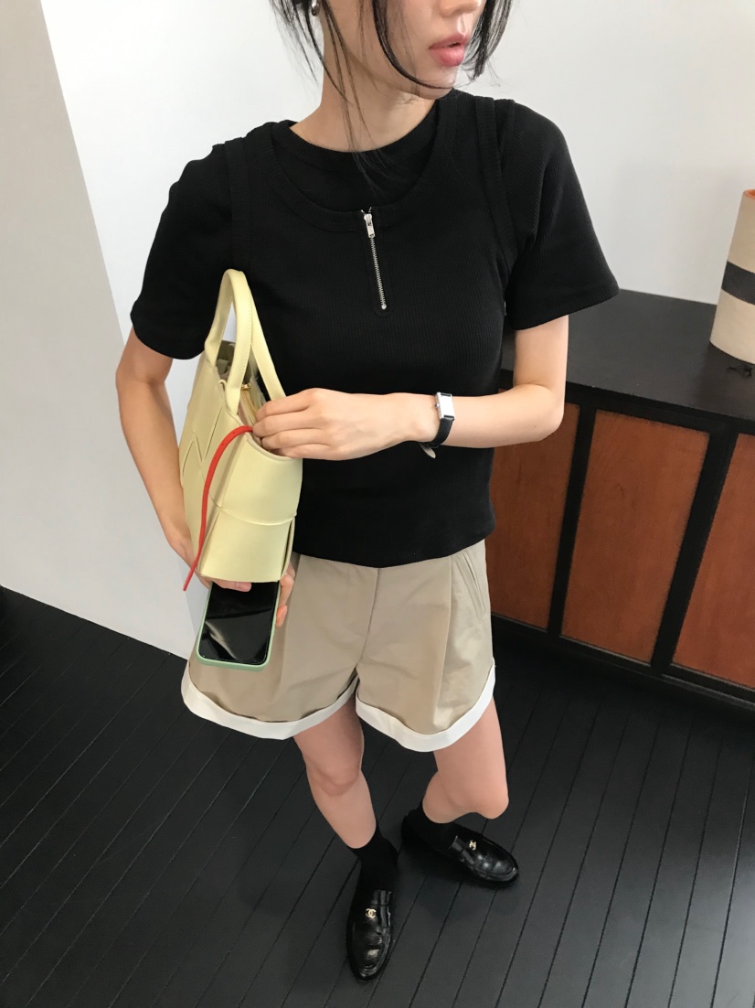 ME MO韓國直郵女裝新品推薦26春夏時尚套裝套裝海軍羅紋ME MO套裝